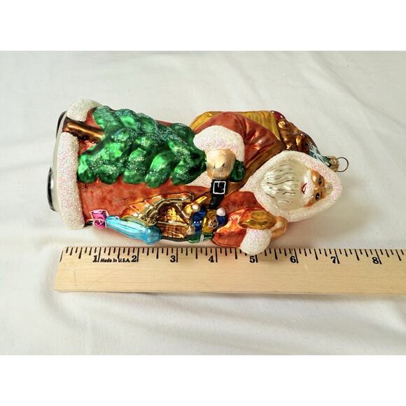 Vintage Christopher Radko Londonberry Santa Claus Ornament - Picture 12 of 13